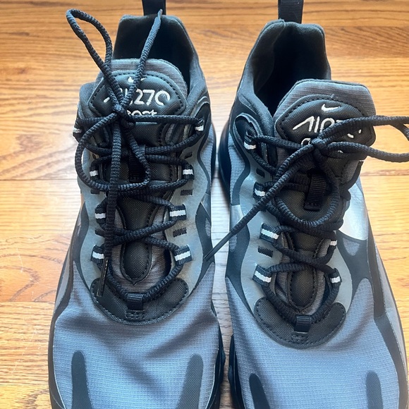 Nike Air Max 270 React Black /Dark Gray/Silver Men’s Sz 10.5 (CD2049-001) - Picture 3 of 11